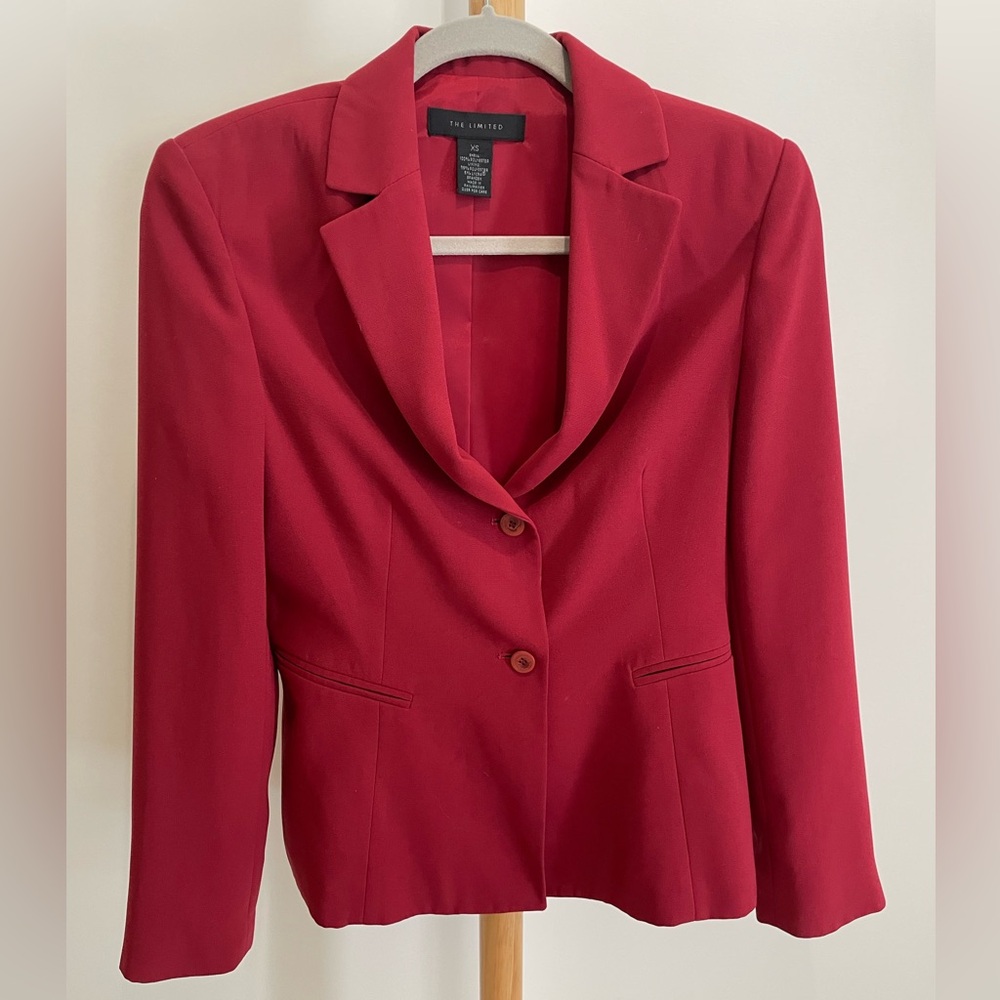 The Limited Red Fitted Blazer Size XS. - Picture 1 of 11